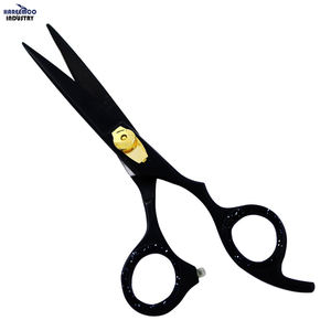 Ciseaux de barbier en acier inoxydable, écologiques, taille et logo personnalisables, ciseaux à effiler pour couper les cheveux, kit de barbier pour salon de coiffure - Product Image 1