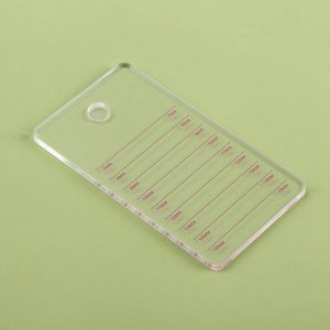 Palette de pose d'extensions de cils en acrylique de luxe avec logo privé, outil de beauté, forme de cœur, papillon rose - Product Image 6