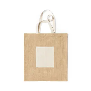 Borsa Tote in Juta Personalizzata Flobux, Borsa Promozionale Personalizzabile - Product Image 1