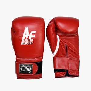Professional Custom Genuine Leather <b>Boxing</b> Gloves Cheap Hook & Loop Fighting <b>Gear</b> with Winning Logo Comfortable with Hand Grips - Product Image 3