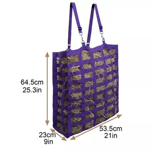 हल्के टिकाऊ धीमी फीडर Gazer घास बैग संभाल के साथ छोटे और बड़े छेद के साथ विभिन्न डिजाइन उपलब्ध