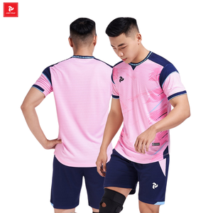 ชุดเสื้อเจอร์ซีย์ฟุตบอลของผู้ชายชุดวอร์มโรงงานผลิตจากวัสดุโลโก้ที่กำหนดสีได้เอง - Product Image 4