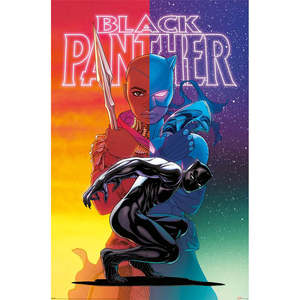 Póster de Marvel Black Panther Wakanda Forever, diseño moderno para decoración de pared - Product Image 1