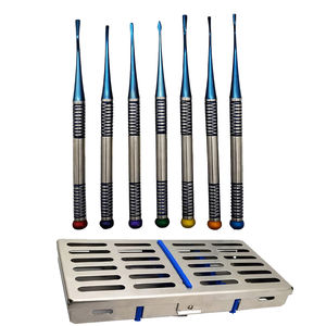 ชุดเครื่องมือทำฟันสำหรับผ่าตัด7ชิ้นถาดเทปคาสเซ็ตเครื่องมือสอดใส่ - Product Image 3