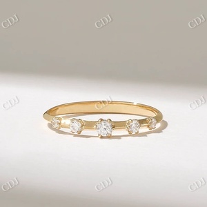Diamante Cultivado en Laboratorio, Color EF, Claridad VVS, Certificado IGI, Personalizado, 0.25 CTW, Corte Brillante, Oro Blanco/Amarillo/Rosa, para Boda - Product Image 2