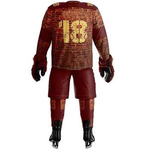 Uniforme de Hockey sobre Hielo Personalizado de Alta Calidad, Transpirable, Estampado, 100% Poliéster, Secado Rápido, con Logotipo Personalizado para Equipos - Product Image 4