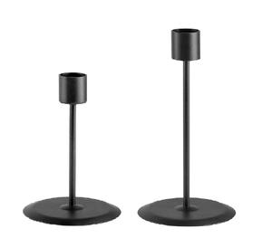 High on Demand Black Designer Metal Candle Holder Decorative Candle Stick Stand for Tabletop & Home Decoration Black Finished - Product Image 2