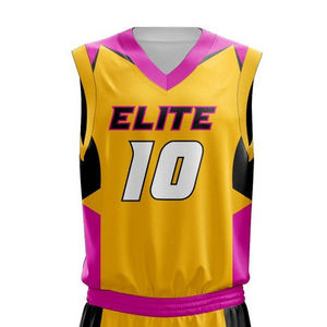 Ensemble d'uniformes de basket-ball personnalisés pour hommes, short en jersey d'équipe à impression par sublimation, vêtements de sport à séchage rapide, uniforme de basket-ball - Product Image 4