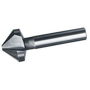 Solid Carbide 3-<b>Flute</b> Countersink Cutters 90 Head Taper & Cylindrical Shank Model 8816G 25 - Product Image 1