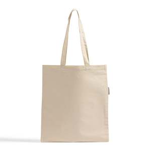 Certified Organic Cotton Canvas Tote <b>Bags</b> <b>Medium</b> Size PP Material Heat Transfer Letter Screen Recycle Advertising <b>Bag</b>-OR100 - Product Image 1