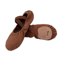 RELEVO INDUSTRIES Zapatos de Ballet Personalizados de Lona Transpirable, Suela Dividida de Cuero Genuino Suave, Zapatos Planos Ligeros para Mujeres, Niñas y Niños