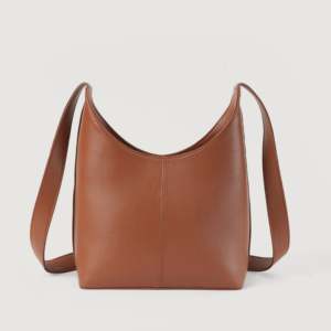 กระเป๋าโฮโบหนังแท้สเตฟานี บราวน์ - Product Image 4