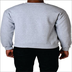 เสื้อสเวตเตอร์สวมหัวผ้าฟลีซสำหรับผู้ชายเสื้อสวมหัวคอลูกเรือใส่สบายพิมพ์ลาย3D เรียบย้อมสีเรียบฤดูใบไม้ร่วง - Product Image 3