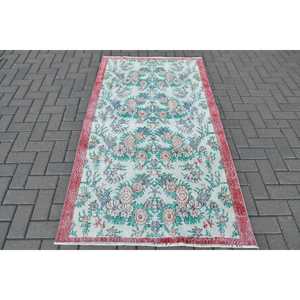 พรมลายตุรกีโบราณ ขนาด 3.5x6.4 ฟุต (108x194 ซม.) สีแดงแบบเปอร์เซีย - Product Image 1