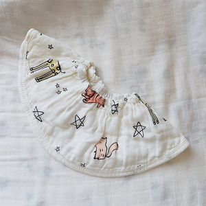 0-2 años recién nacido 70% bambú <span class=keywords><strong>30</strong></span>% algodón toalla absorbente toalla babosa infantil pañuelo bebé Baberos unisex Baberos - Product Image 5