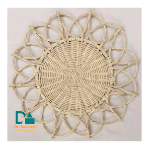 Eco Friendly Handmade Rattan Bamboo <b>Placemats</b> <b>Woven</b> Sustainable Table Mats - Product Image 1