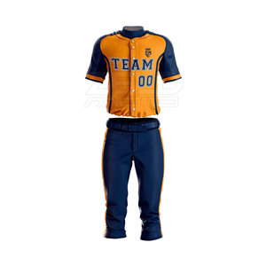 El traje de uniforme de béisbol más popular para conjuntos de ropa de equipo para adultos Precio asequible Uniforme de béisbol - Product Image 1