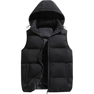 Nouvelle veste matelassée d'hiver chaude avec logo personnalisé veste matelassée sans manches respirante de qualité supérieure pour hommes - Product Image 4