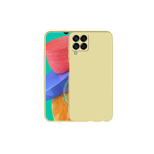 Étui en silicone de luxe SAFA Premier pour Samsung Galaxy M33, finition or premium, coque de téléphone 13 Pro Max 5G Plus - Product Image 1