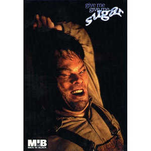 Carte postale Hommes en noir, élégante carte de vœux mettant en scène des personnages de films emblématiques - Product Image 1