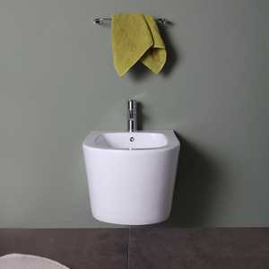Bidet in Ceramica Rotondo da Parete Bernina - Product Image 2