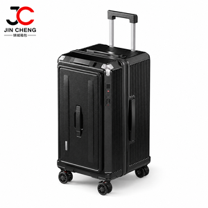 <span class=keywords><strong>Valise</strong></span> rigide à ouverture latérale, grande capacité, 20 pouces, roulettes pivotantes, légère, étanche, avec serrure, unisexe - Product Image 2