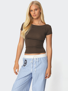 Camiseta de Verano para Mujer, Estilo Moderno, Manga Corta, Corte Ajustado, Servicio OEM, Secado Rápido, Transpirable - Product Image 2