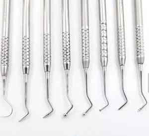 Instruments d'obturation dentaire manuelle Instruments de chirurgie dentaire en acier inoxydable Détartreur pour usage professionnel Outils de nettoyage des dents - Product Image 2