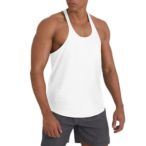 Nouveautés Vente en gros Débardeurs pour hommes en coton 100% tricoté, imprimé numérique uni, sportif, respirant, grande taille, 240GSM - Product Image 5
