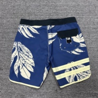 Shorts de bain pour hommes, séchage rapide, hydrofuges, avec cordon de serrage, pour la natation et le surf