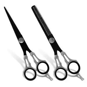Professional Razor Edge Barber Hair Cutting Thinning Scissors Set Stainless Steel 6.5" Length New Design 2023