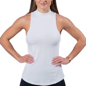 Camisetas sin mangas de verano personalizables para mujer, camiseta de gimnasio de secado rápido XS, opciones de talla única, camisa de entrenamiento de estilo INS, punto de algodón 100% - Product Image 1