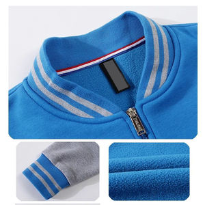 Vestes universitaires pour hommes Collage et lycée personnalisées pour hommes Vestes Letterman en laine à manches polaires Vestes de baseball courtes - Product Image 4