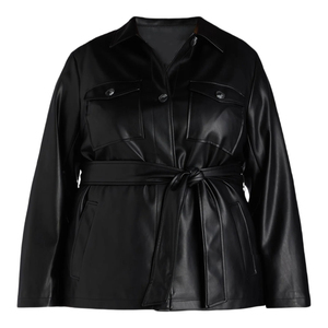 2026 Latest Stylish Women's Leather <b>Jacket</b> High Quality Custom Design Cow Skin Turn down <b>Collar</b> Women's <b>Jackets</b> - Product Image 1