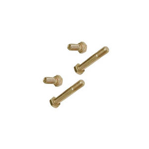 Indian Manufacturer's Nickel-Plated Brass <b>Fasteners</b> Hex Bolt to DIN Standard Specification - Product Image 1