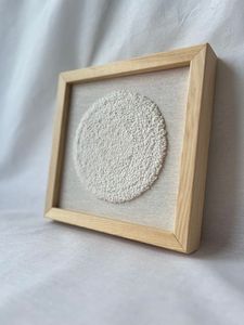 hot selling Sculptural White Plaster Shadow Box Art with Organic Rounded Shapes Modern Abstract Family or Figure Wall Hanging - Product Image 5