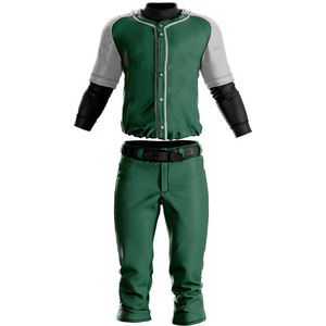 Maillot de baseball à la mode vierge à bas prix OEM vente en gros de vêtements de sport unis logo personnalisé ensemble d'uniformes d'équipe - Product Image 3
