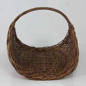 ตะกร้าไม้ซุงหวายทรงรี - Product Image 3