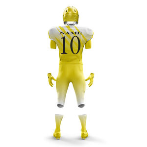 Tenues de football américain personnalisées de haute qualité, impression par sublimation estivale, séchage rapide, respirantes, antibactériennes, 100% - Product Image 4