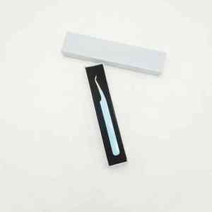 Pince à épiler professionnelle en acier inoxydable bonne qualité nouvel outil pour les pointes de fibres de grande quantité greffées de cils - Product Image 2