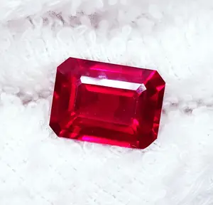 5,62 Ct, драгоценный камень, натуральный красный рубин, камень для рождения, кольцо для многоцелевого использования, сертифицированный, кровяное давление, драгоценный камень изумрудной формы