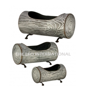 Seau de Noël en métal, nouveau design, style américain, décoration et cadeau de Noël emballés dans une boîte, couleur blanche - Product Image 3