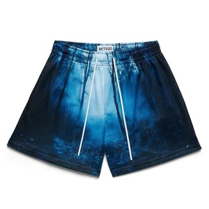 กางเกงขาสั้นชายหาดสำหรับผู้ชายกางเกงออกกำลังกายแบบหลวมกางเกงตาข่ายบาสเก็ตบอลกางเกงขาสั้นแห้งเร็วสำหรับเล่นกีฬาฤดูร้อนกางเกงวิ่งสำหรับผู้ชาย/ผู้หญิง - Product Image 2