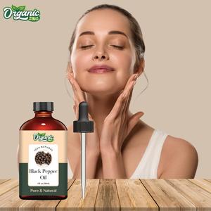Organic Zing 100% Pure Natural Black Pepper Oil Aceites esenciales corporales con Romero y Rosa de coco Embalaje personalizado Precio bajo - Product Image 4