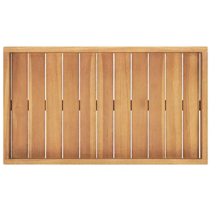 Plateau de service en bois de teck de taille personnalisée matériau en bois naturel de qualité unique poli pour décor de table de nourriture pour commande en gros - Product Image 4