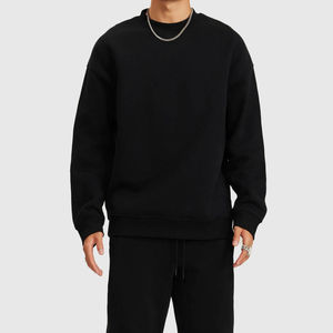 Venta al por mayor 100% Sudadera de algodón Diseño de logotipo personalizado Sudadera de gran tamaño Sudadera de peso pesado - Product Image 1