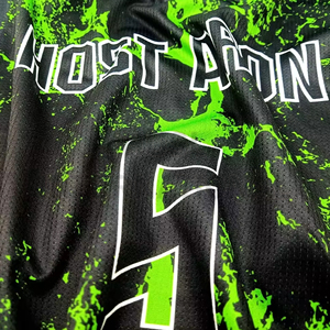 Meilleure vente en gros de maillots de basket-ball en polyester nouveau design vêtements de sport respirants shorts vêtements de sport imprimés logo grande taille été XS - Product Image 5