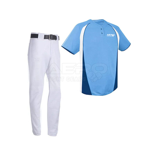 Uniformes de béisbol de gran tamaño de alta calidad Conjunto transpirable y de talla grande Mejor material Ropa de equipo - Product Image 1