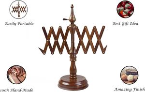 Fil grande boule enrouleur et dessus de table Swift Crochet porte-parapluie tricot à la main outils d'enroulement laine hêtre palissandre Swift - Product Image 2