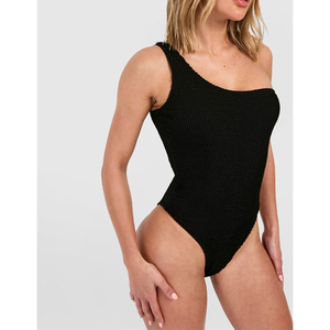 Maillots de bain une pièce pour femmes en vente chaude, maillots de bain de couleur unie, maillots de bain les plus vendus, service OEM, vêtements de plage pour femmes, maillot de bain - Product Image 3
